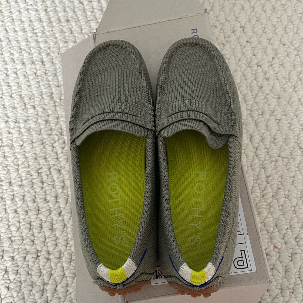 Worn 2x Rothy driving loafer